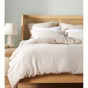 Washed Flax European Cream Duvet by Anthropologie!!
